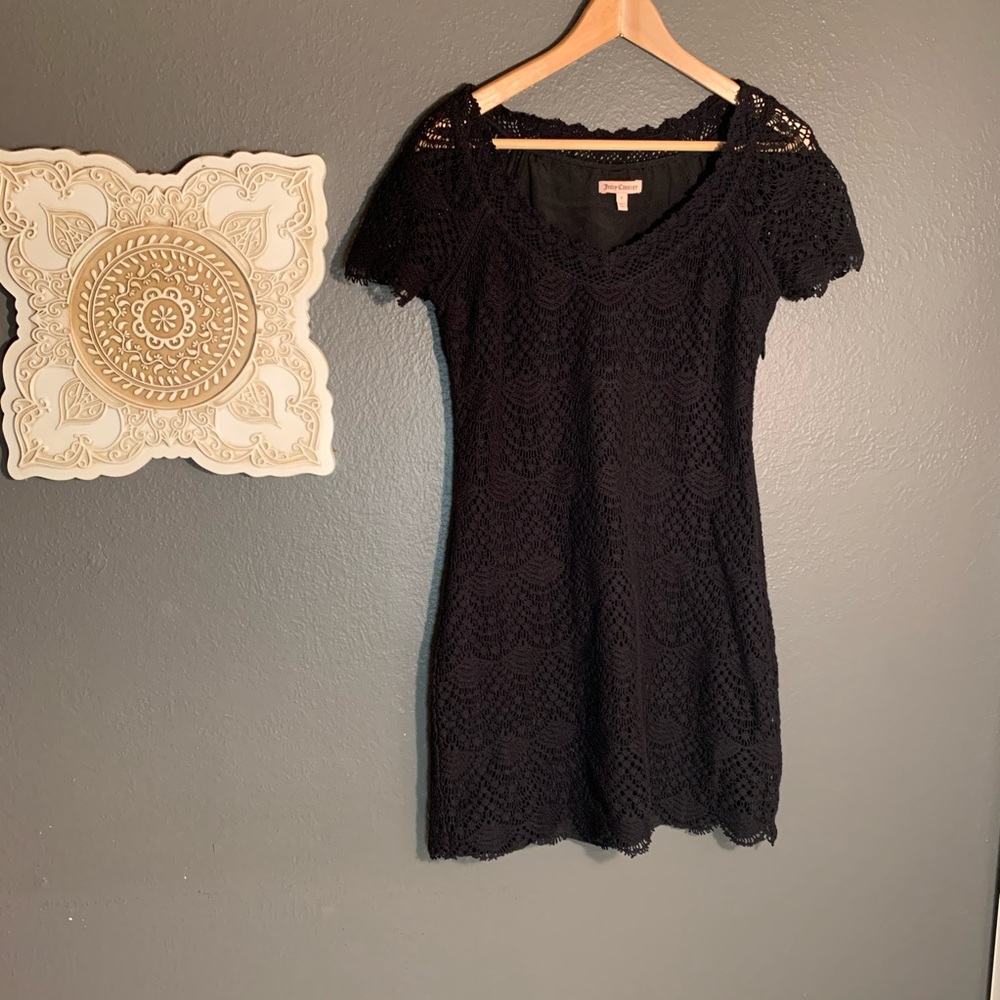Juicy Couture Knit Black Dress Size 2